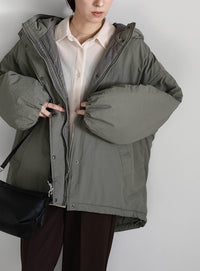 ボリュームシルエット中綿ジャケット