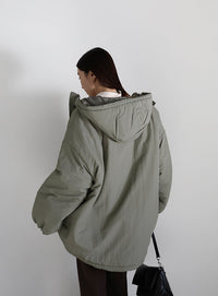 ボリュームシルエット中綿ジャケット