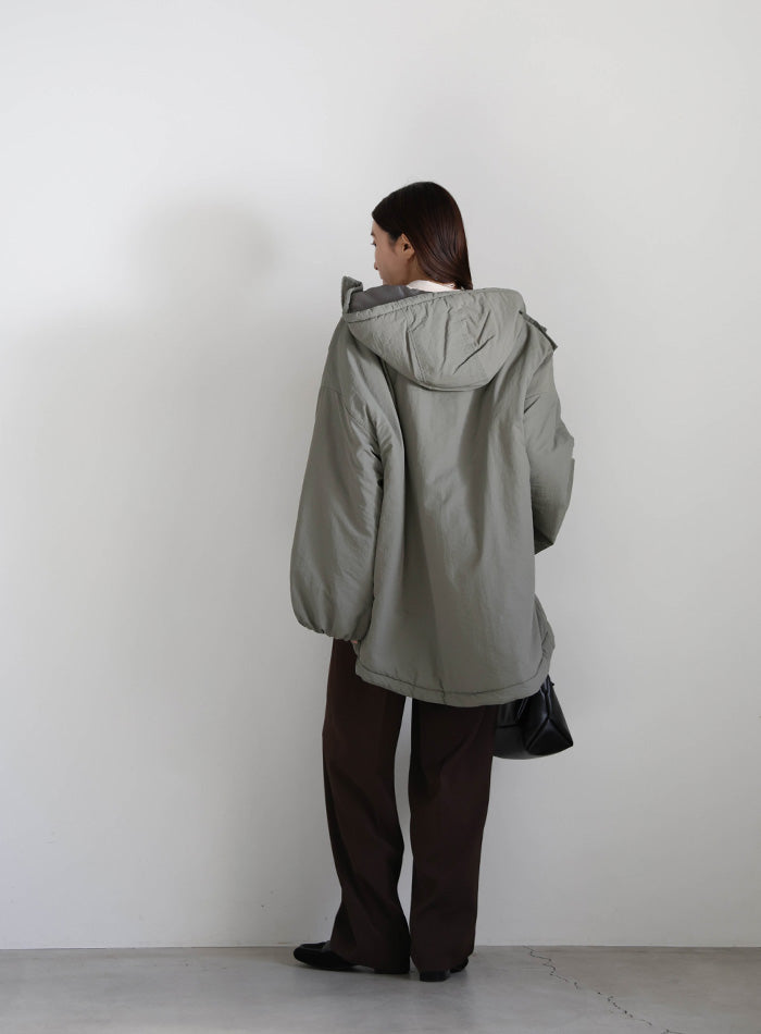 ボリュームシルエット中綿ジャケット