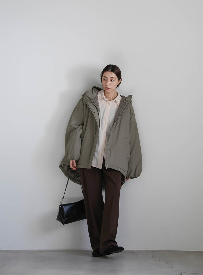 ボリュームシルエット中綿ジャケット