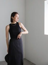 スリットタイトジャガードスカート【SALE】