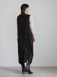 ウェーブプリーツワンピース【SALE】