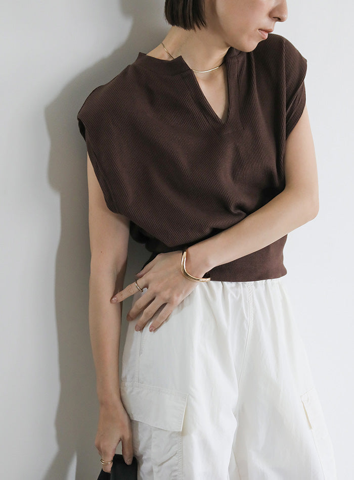 ハーフボタンデニムショートトップス – SELECT MOCA