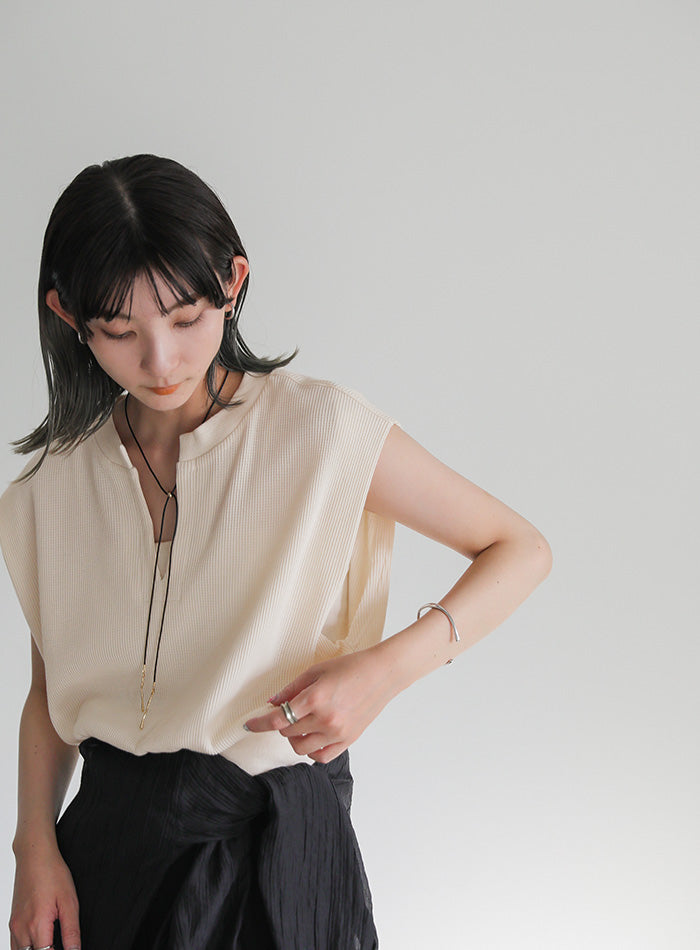 シアードッキングフレンチスリーブトップス – SELECT MOCA