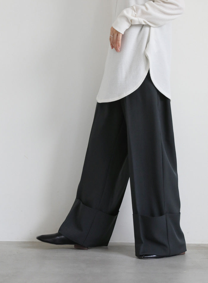 ロールアップワイドスラックス【official限定】