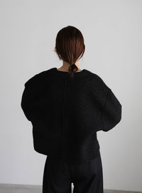 ブークレーVネックショートカーディガン