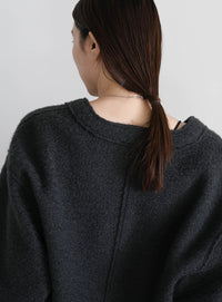 ブークレーVネックショートカーディガン