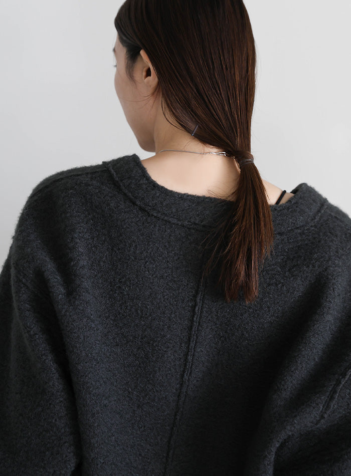 ブークレーVネックショートカーディガン