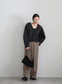 ブークレーVネックショートカーディガン