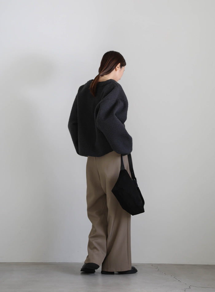 ブークレーVネックショートカーディガン