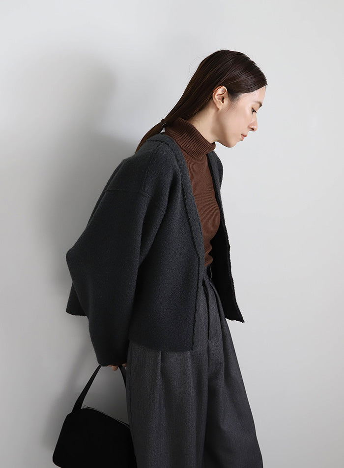 ブークレーVネックショートカーディガン