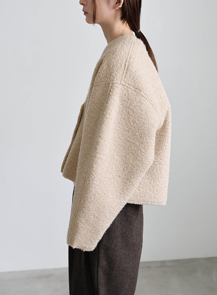 ブークレーVネックショートカーディガン