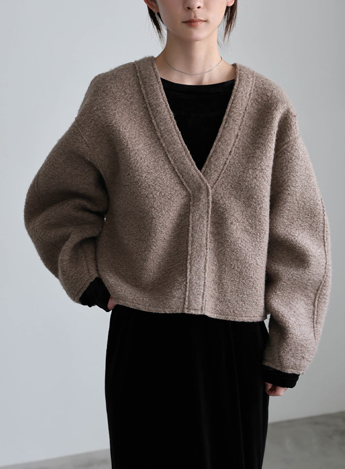 ブークレーVネックショートカーディガン – SELECT MOCA