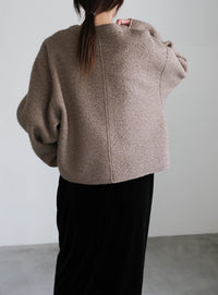 ブークレーVネックショートカーディガン