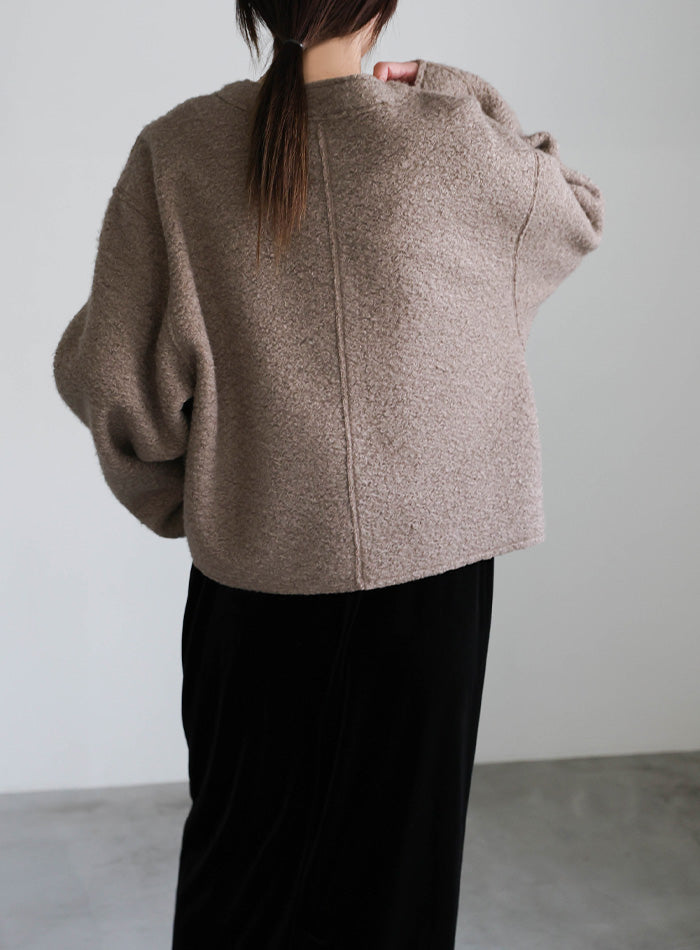 ブークレーVネックショートカーディガン