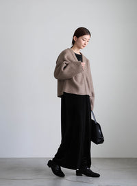 ブークレーVネックショートカーディガン