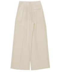 タックストレートパンツ