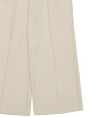 タックストレートパンツ