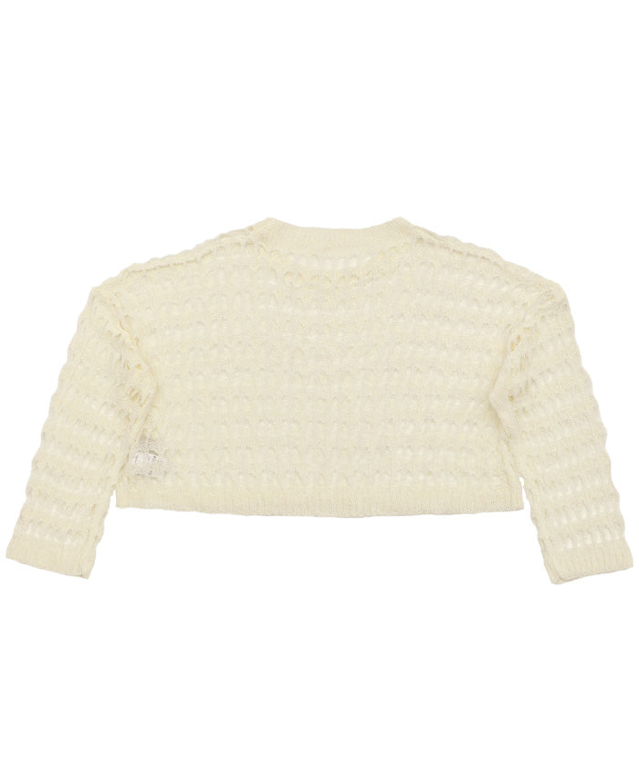 ショート丈メッシュニットトップス – SELECT MOCA