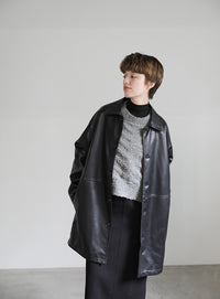 ウェーブデザインショートニット【SALE】