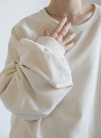 ボリュームスリーブスウェット【official限定】【SALE】