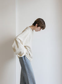 ボリュームスリーブスウェット【official限定】【SALE】