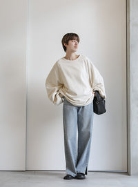 ボリュームスリーブスウェット【official限定】【SALE】