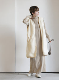 パイピングボアロングベスト