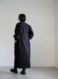 ピーチスキン2WAYコクーンワンピース