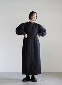 ピーチスキン2WAYコクーンワンピース