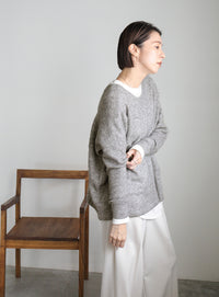 ヤクウール2wayドルマンニット【official限定】【SALE】