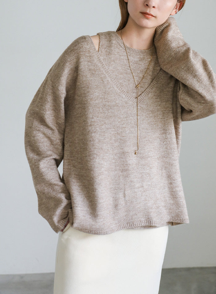 レイヤードVネックニットセット【SALE】 – SELECT MOCA レイヤードVネックニットセット【SALE】 – SELECT MOCA