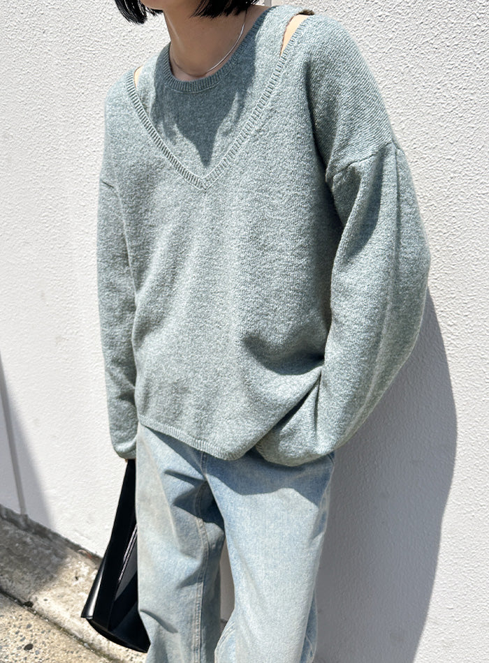 レイヤードVネックニットセット【SALE】 – SELECT MOCA レイヤードVネックニットセット【SALE】 – SELECT MOCA