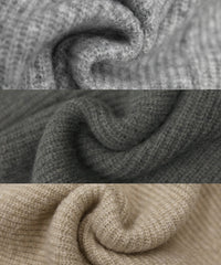 ウールライクショートニット