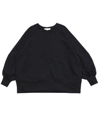 フロントジップ裏起毛プルオーバー
