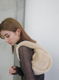 フェイクファーミニハンドルバッグ【official限定】【SALE】