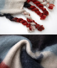 ツイストフリンジミックスカラーマフラー【official限定】