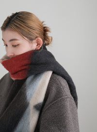 ツイストフリンジミックスカラーマフラー【official限定】