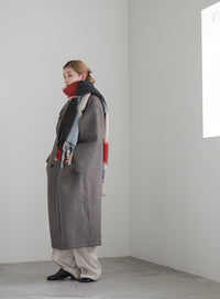 ツイストフリンジミックスカラーマフラー【official限定】