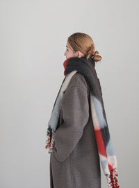 ツイストフリンジミックスカラーマフラー【official限定】