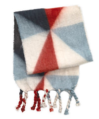 ツイストフリンジミックスカラーマフラー【official限定】