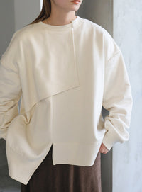 アシメントリー2WAYスウェット