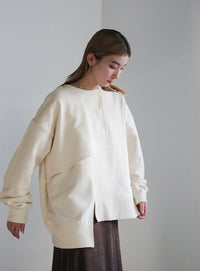 アシメントリー2WAYスウェット