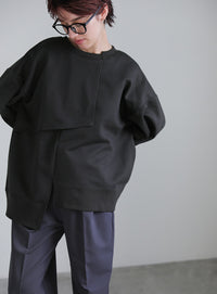 アシメントリー2WAYスウェット