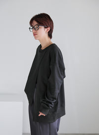 アシメントリー2WAYスウェット