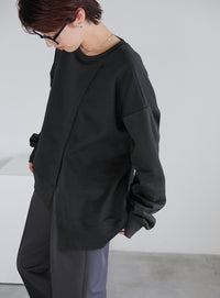 アシメントリー2WAYスウェット