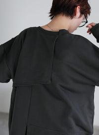 アシメントリー2WAYスウェット