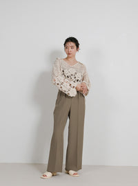 スクエアパテッドサンダル