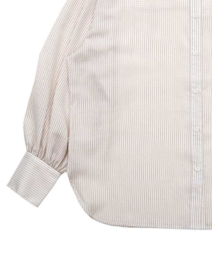 ストライプシアーボリュームスリーブシャツ【SALE】 – SELECT MOCA