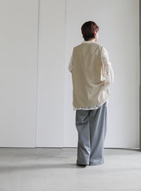Vネックシンプルベスト
